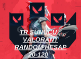  TR SUNUCU VALORANT RANDOM HESAP 20-120