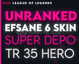 TR SUPER DEPO EFSANE 6 SKIN 35 HERO | UNRANKED