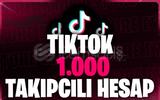 ( TR ) Tiktok +1K Takipçi Yayınlık Hesap