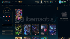 ✨[⚡️TR UNRANKED / 121 SKİN PREMİUM HESAP