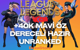 ⭐️TR Unranked Dereceli Hazır +40K Mavi Öz⭐️