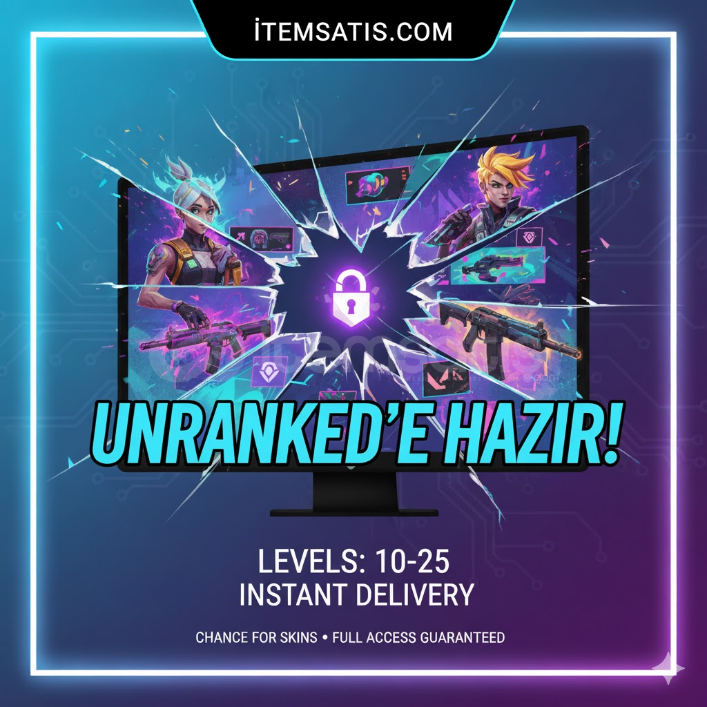 TR UNRANKED HESAP - 10-25 LEVEL - MAİL DEĞİŞEN TR UNRANKED HESAP - 10-25 LEVEL - MAİL DEĞİŞEN