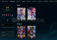 TR / UNRANKED / IRON / 68 SKIN / HERO 172