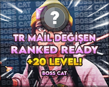 TR 20 LEVEL UNRANKED MAİL DEĞİŞEN RANKED READY