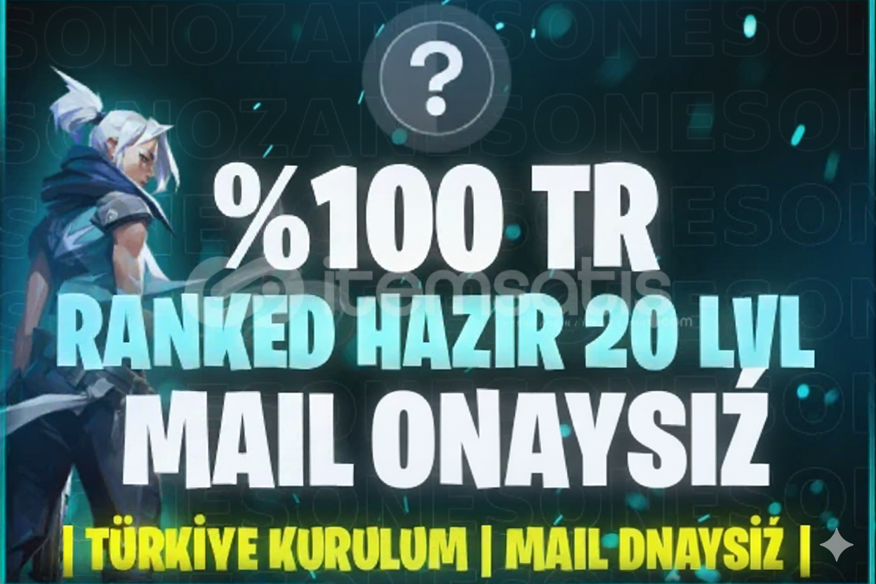 ⭐TR UNRANKED MAIL ONAYSIZ⭐|Mail Değişen ⭐TR UNRANKED MAIL ONAYSIZ⭐|Mail Değişen