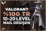 ⭐ TR | VALORANT 10-20 LVL UNRANKED MAİL DEĞİŞEN