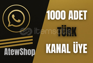 ⭐[TR KALİTE] WHATSAPP 1000 TR ÜYE