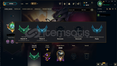 ⭐TR-Zümrüt4+186LVL+57Skin+101Char/Rengar Main/⭐