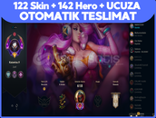 TR1 | 121 Skins + 142 Hero | UCUZA!