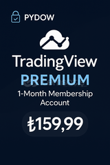 TRADİNGVİEW 1 AY PREMIUM ÜYELİKLİ HESAP