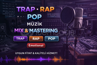 Trap • Rap • Pop Müzik Mix & Mastering Hizmeti