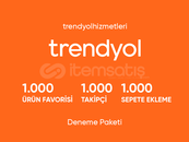 Trendyol Favori + Takipçi + Sepete Ekleme Paketi