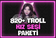  ⭐️TROL KIZ SESİ PACK 820 ADET⭐️