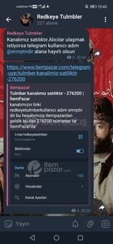Tulmber kanalı satılık 