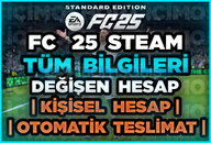 ✅TÜM BİLGİLERİ DEĞİŞEN FC25 STEAM HESABI✅