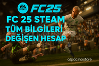 ⭐TÜM BİLGİLERİ DEĞİŞEN FC25 STEAM HESABI ⭐️
