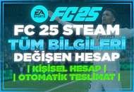 ⭐TÜM BİLGİLERİ DEĞİŞEN FC25 STEAM HESABI ⭐️
