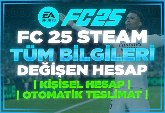 ⭐TÜM BİLGİLERİ DEĞİŞEN FC25 STEAM HESABI ⭐️ ⭐TÜM BİLGİLERİ DEĞİŞEN FC25 STEAM HESABI ⭐️