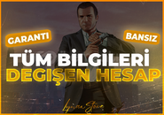 ⭐TÜM BİLGİLERİ DEĞİŞEN GTA HESABl⭐️