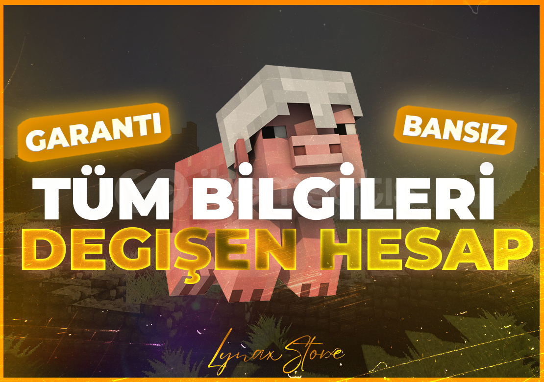 ⭐TÜM BİLGİLERİ DEĞİŞEN MİNECRAFT HESABl⭐️ ⭐TÜM BİLGİLERİ DEĞİŞEN MİNECRAFT HESABl⭐️