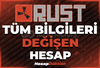 ⭐TÜM BİLGİLERİ DEĞİŞEN RUST STEAM HESABI ⭐️