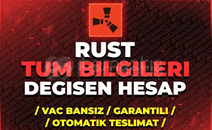 ⭐TÜM BİLGİLERİ DEĞİŞEN RUST STEAM HESABI ⭐️