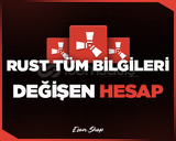 ⭐[TÜM BİLGİLERİ DEĞİŞEN] RUST STEAM HESABI⭐️