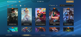 TÜM HEROLAR AÇIK SATILIK 184 KOSTÜM 142LVL