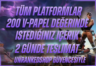 TÜM PLATFORMLAR - 200 VP DEĞERİNDE HEDİYE