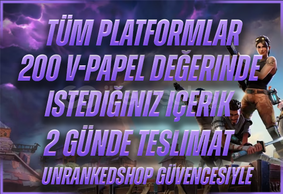 TÜM PLATFORMLAR - 200 VP DEĞERİNDE HEDİYE TÜM PLATFORMLAR - 200 VP DEĞERİNDE HEDİYE