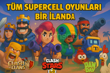 TÜM SUPERCELL OYUNLARI BİR İLANDA!