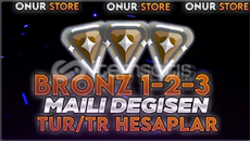 TUR BRONZ HESAP + MAİL DEĞİŞEN + DÜŞÜK MMRA