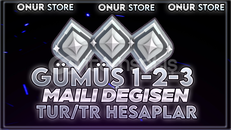 TUR GÜMÜŞ HESAP + MAİL DEĞİŞEN +20 LEVEL