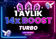 ⭐️TURBO HIZINDA⭐️ 1 AYLIK 14X BOOST