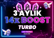 ⭐️TURBO HIZINDA⭐️ 3 AYLIK 14X BOOST