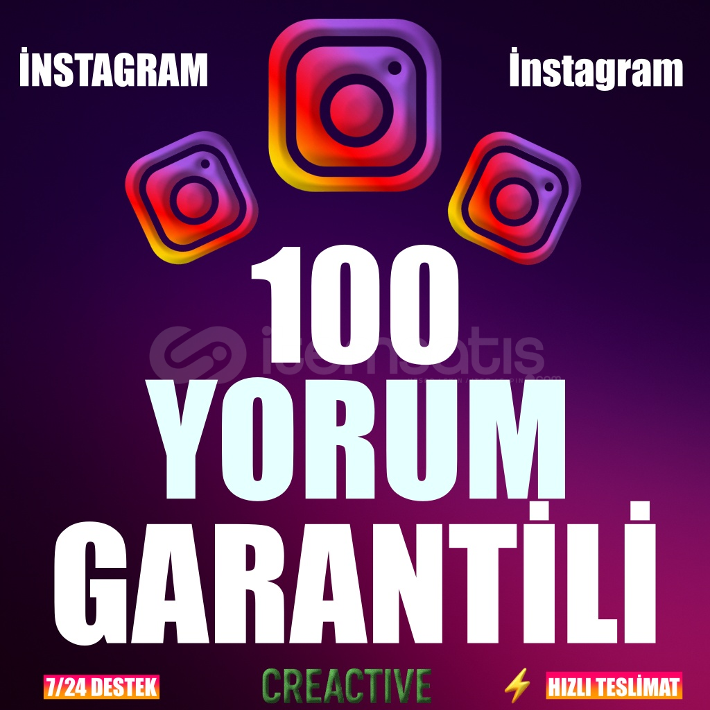 ⭐️ 100 İNSTAGRAM İSTEDİĞİNİZ YORUM ⭐ ⭐️ 100 İNSTAGRAM İSTEDİĞİNİZ YORUM ⭐
