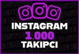 ⭐[TÜRK] 1000 Instagram Türk Kaliteli Takipçi ⭐