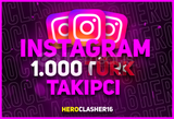 ⭐[TÜRK] 1000 TAKİPÇİ İNSTAGRAM⭐