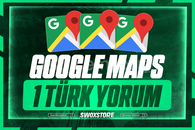 ⭐[TÜRK] 1X GOOGLE MAPS YORUM GARANTİLİ