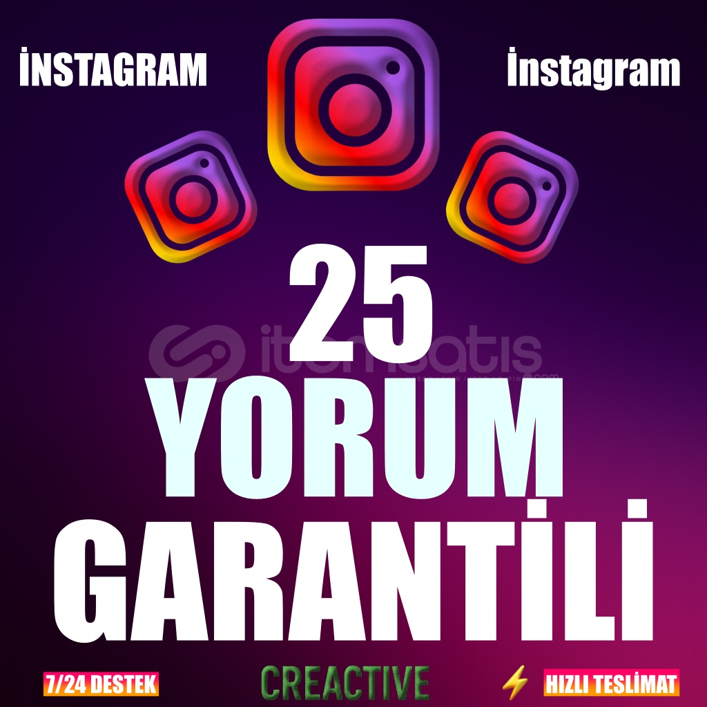⭐️ 25 İNSTAGRAM İSTEDİĞİNİZ YORUM ⭐ ⭐️ 25 İNSTAGRAM İSTEDİĞİNİZ YORUM ⭐