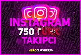 ⭐[TÜRK] 750 TAKİPÇİ İNSTAGRAM⭐