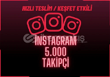⚡ Türk 5000 Takipçi / Garantili.