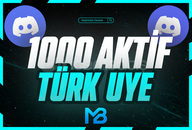⭐(TÜRK AKTİF) 1.000 ONLİNE DİSCORD ÜYE⭐