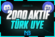 ⭐(TÜRK AKTİF) 2.000 AKTİF DİSCORD ÜYE⭐