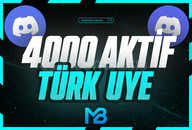 ⭐(TÜRK AKTİF) 4.000 ONLİNE DİSCORD ÜYE⭐