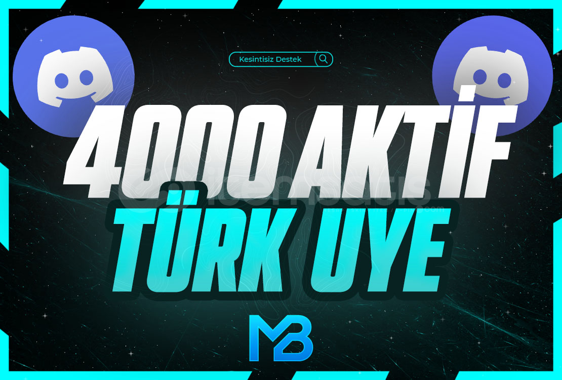 ⭐(TÜRK AKTİF) 4.000 ONLİNE DİSCORD ÜYE⭐ ⭐(TÜRK AKTİF) 4.000 ONLİNE DİSCORD ÜYE⭐