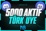 ⭐(TÜRK AKTİF) 5.000 ONLİNE DİSCORD ÜYE⭐
