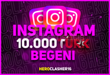 ⭐[TÜRK BEĞENİ] 10000 İNSTAGRAM BEĞENİ⭐