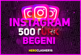 ⭐[TÜRK BEĞENİ] 500 İNSTAGRAM BEĞENİ⭐