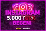 ⭐[TÜRK BEĞENİ] 5000 İNSTAGRAM BEĞENİ⭐